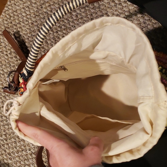 Chic boho style colorful woven bag - Picture 4 of 10